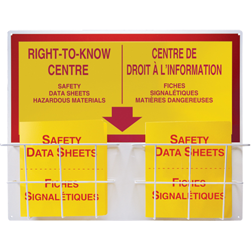 Panneaux de style panier, Anglais & français, Compris reliures Mukwa Safety Services