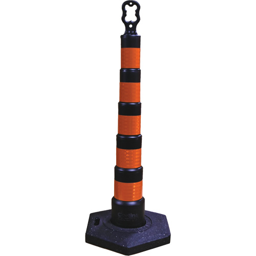 D&eacute;lin&eacute;ateurs de d&eacute;viation Grip N Go, Hauteur 49", Noir Mukwa Safety Services