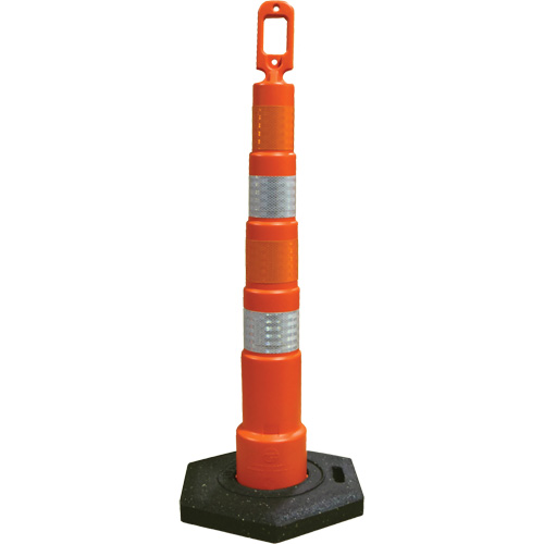Grip N Go Trim Line Channelizers, 49" High, Orange Mukwa Safety Services