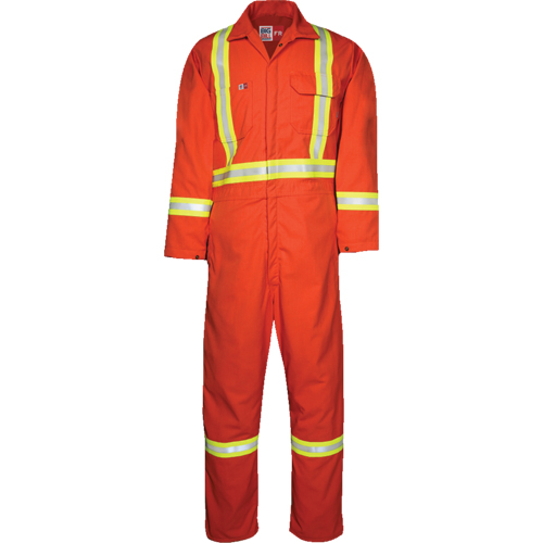 Westex UltraSoft&reg; Unlined Coveralls, Large, Orange Mukwa Safety Services