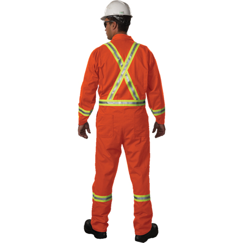 Westex UltraSoft&reg; Unlined Coveralls, Large, Orange Mukwa Safety Services