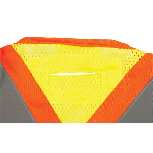 CSA Compliant High Visibility Surveyor Vest, High Visibility Lime-Yellow, X-Large, Polyester Mukwa Safety Services