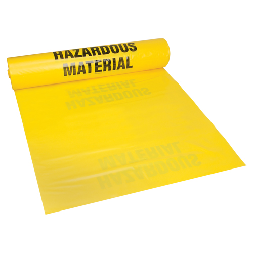 Hazardous Waste Bags, Infectious Waste, 60" L x 36" W, 208.2 L (55 Gal.) Capacity Mukwa Safety Services