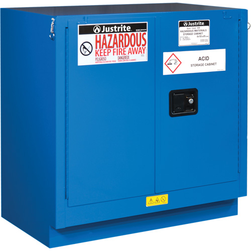 Armoires sous le comptoir pour rangement de mati&egrave;res dangereuses Sure-Grip Ex, 22 gal., 35" x 35" x 22" Mukwa Safety Services