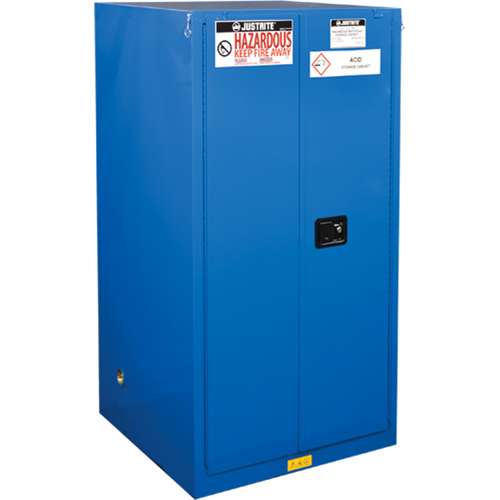 Armoires doubl&eacute;es pour rangement de mati&egrave;res dangereuses Chem-Cor, 60 gal., 34" x 65" x 34" Mukwa Safety Services