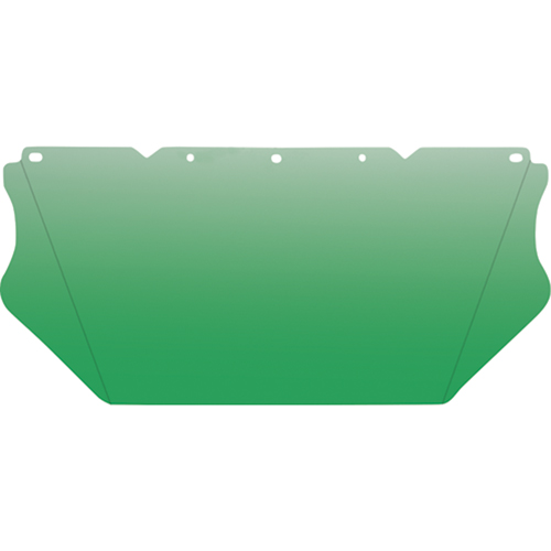 V-Gard&reg; Visor for General Purpose Applications, Polycarbonate, Green Tint Mukwa Safety Services