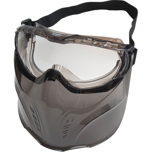 Lunettes &agrave; coques de s&eacute;curit&eacute; avec visi&egrave;re de s&eacute;rie Z2300, Lentille Transparent, Antibu&eacute;e, Ventilation Indirecte Mukwa Safety Services