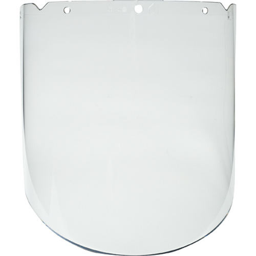 V-Gard&reg; Visor for Heavy Duty General Purpose Applications, Polycarbonate, Clear Tint Mukwa Safety Services