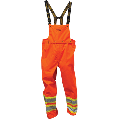 Safety Rainwear, X-Large, Polyester/PVC, Orange Mukwa Safety Services