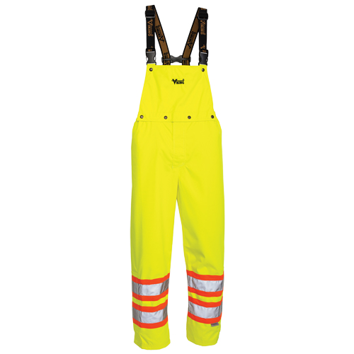 Pantalons 300 deniers Professional Journeyman, Polyester, Petit, Jaune lime haute visibilit&eacute; Mukwa Safety Services