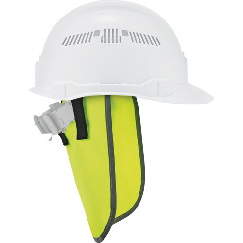Pare-soleil de cou pour casque de protection GloWear 8006, Vert lime haute visibilit&eacute; Mukwa Safety Services