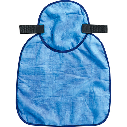 Tampon et voile pour le cou refroidissants pour casque de s&eacute;curit&eacute; Chill-Its 6717CT, Bleu Mukwa Safety Services
