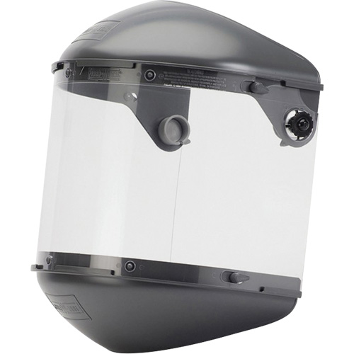 Fibre-Metal Dual 4" Crown High Performance Face Shield System, Propionate, Ratchet Suspension Mukwa Safety Services