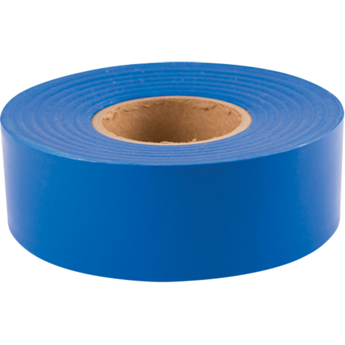 Sub-Zero Flagging Tape, 1.2" W x 150' L, Fluorescent Blue Mukwa Safety Services