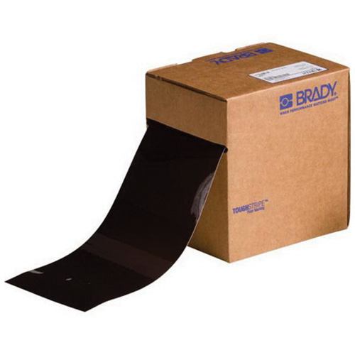 ToughStripe&reg; Floor Marking Tape, 4" x 100', Polyester, Brown Mukwa Safety Services