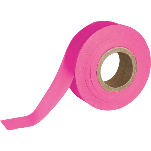 Ruban pour signalisation, 1,188" la x 150' lo, Rose fluorescent Mukwa Safety Services