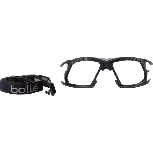 Garniture amovible en mousse et bandeau pour lunettes de s&eacute;curit&eacute; RUSH+ Mukwa Safety Services