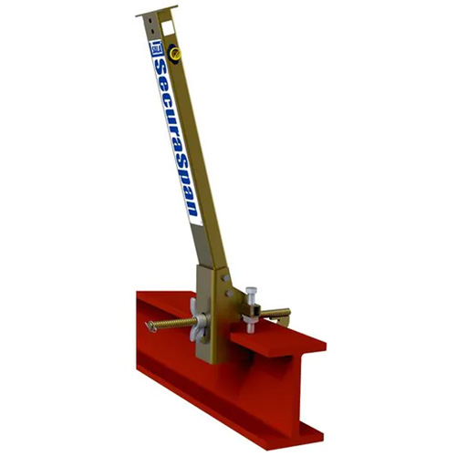 SecuraSpan I-Beam HLL Stanchion with Base Mukwa Safety Services