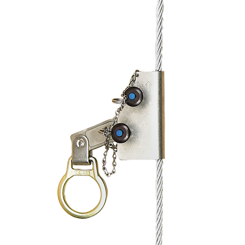 Coulisseau pour c&acirc;ble statique Lad-Saf, Dia de la corde 3/8" Mukwa Safety Services
