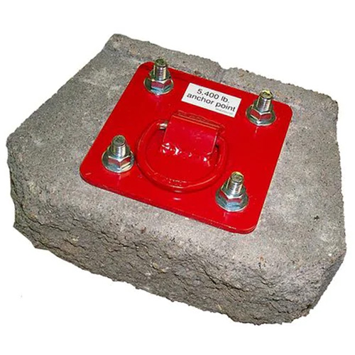 Ancrage continu pour b&eacute;ton PROTECTA PRO, B&eacute;ton, Usage Temporaire Mukwa Safety Services