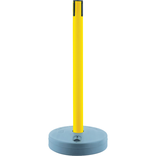 Tensabarrier ext&eacute;rieur - poteaux r&eacute;cepteurs, Hauteur de 37", Jaune Mukwa Safety Services