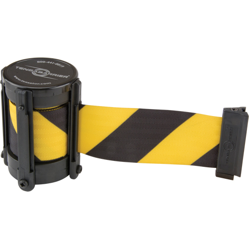 Replacement Cassettes For Utility, Advance & StowAway&reg; TensaBarrier&reg;, 13', Yellow Tape Mukwa Safety Services