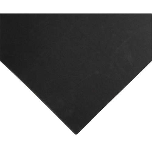 Electrically Conductive Mat No.785, 3' W x 5' L x 3/32" T, PVC, Smooth, Black Mukwa Safety Services