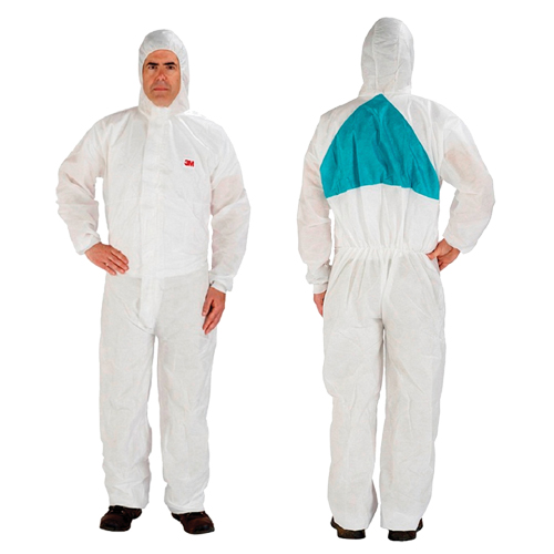 Protective Coveralls, 2X-Large, White, Polypropylene/SMS Mukwa Safety Services