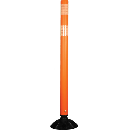 Impact Resistant Delineator, 48" H, Orange Mukwa Safety Services