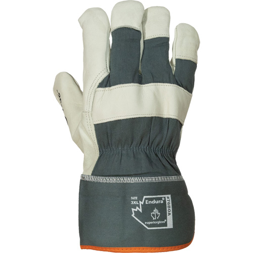Gants d'ajusteur Endura pour l'hiver, T-Grand, Paume en Cuir fleur de vache, Doublure en Boa Mukwa Safety Services