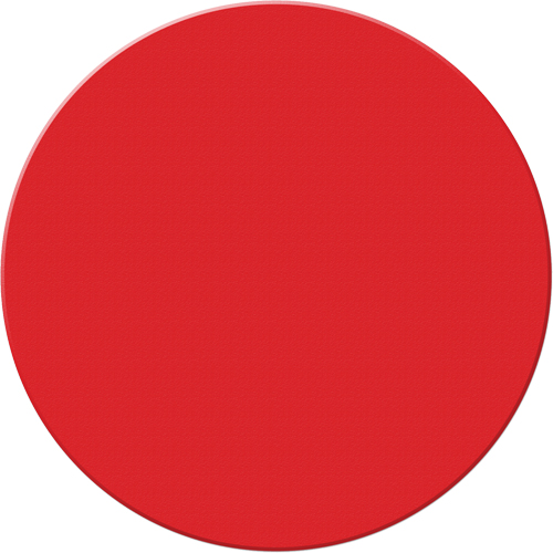 Armor Stripe Lean/5S Markers, Circle, 6" L x 6" W, Red, Plastic Mukwa Safety Services