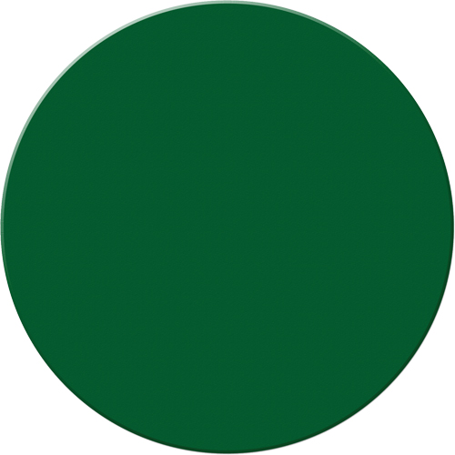 Marqueurs all&eacute;g&eacute;e/5S Armor Stripe, Cercle, 6" lo x 6" la, Vert, Plastique Mukwa Safety Services