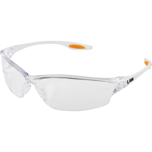 Lunettes de s&eacute;curit&eacute; Law 2, Lentille Transparent, ANSI Z87+ Mukwa Safety Services