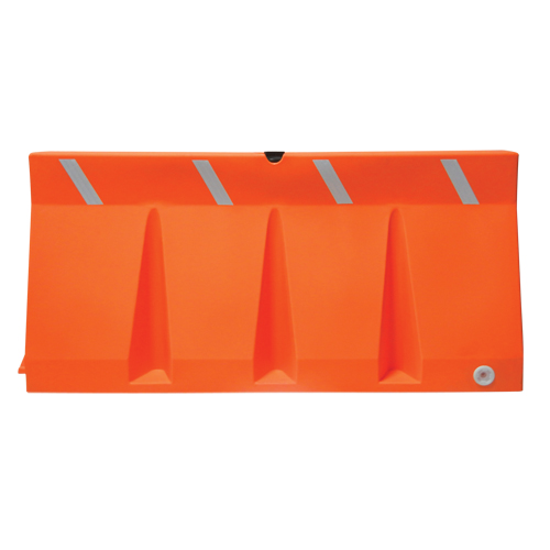 Barri&egrave;res de circulation, Rempli d'eau, 69,75" lo x 33,75" h, Orange Mukwa Safety Services