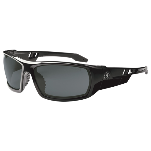 Lunettes de s&eacute;curit&eacute; Skullerz Odin, Lentille Fum&eacute;e, Anti-&eacute;gratignures/Polaris&eacute;, ANSI Z87+/R&eacute;pond ou surpasse la norme CSA Z94.3 Mukwa Safety Services