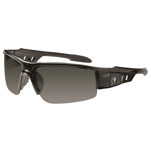 Skullerz&reg; Dagr Safety Glasses, Grey/Smoke Lens, Anti-Scratch, ANSI Z87+/Meets/Exceeds CSA Z94.3 Mukwa Safety Services