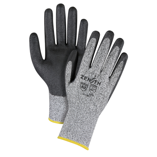 Gants &eacute;lastiques sans coutures r&eacute;sistants &agrave; la coupe, Taille Petit/7, Calibre 13, Rev&ecirc;tement Polyur&eacute;thane, Enveloppe en PEHP, ANSI/ISEA 105 niveau 2/EN 388 niveau 3 Mukwa Safety Services