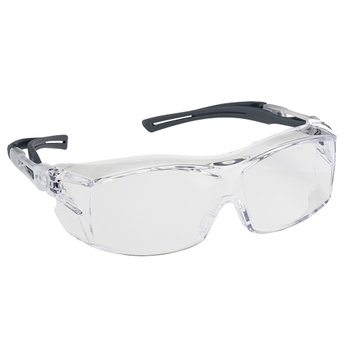 Dynamic OTG Extra Series Safety Glasses, Clear Lens, Anti-Fog/Anti-Scratch, ANSI Z87+/Meets/Exceeds CSA Z94.3 Mukwa Safety Services