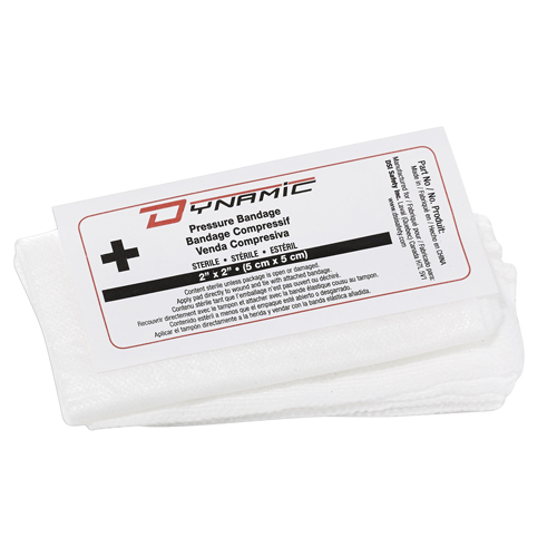 Dynamic Compress Bandages, 2" L x 2" W Mukwa Safety Services