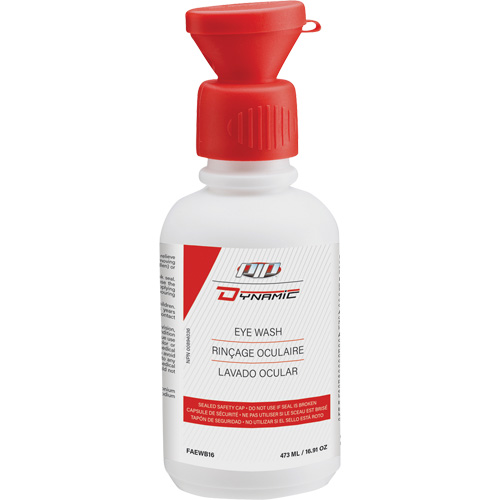 Dynamic Eyewash Bottle, Empty Bottle, 16 oz. Mukwa Safety Services