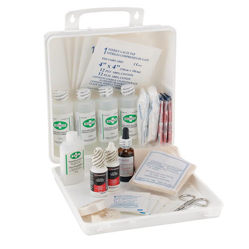 Dynamic Burn First Aid Kit for Welders, Class 1 Medical Device, Plastic B Mukwa Safety Services