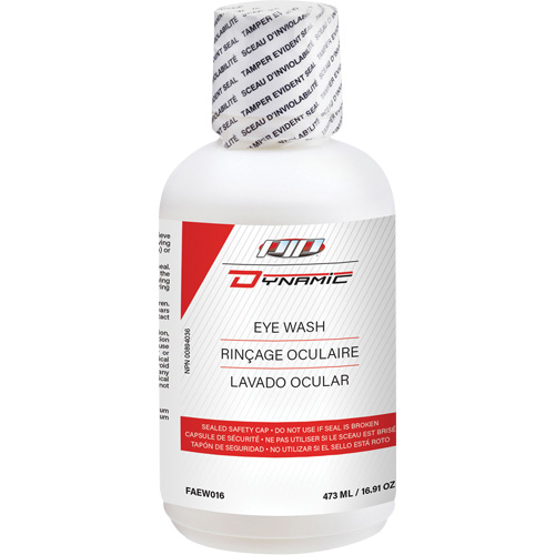 Solution pour douche oculaire Dynamic, 16 oz Mukwa Safety Services
