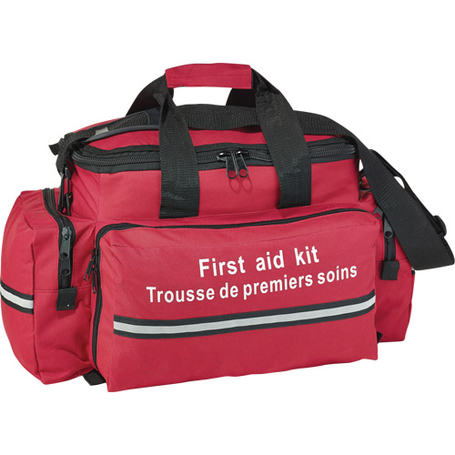 Trousse de premiers soins de trauma pour premier r&eacute;pondant Dynamic, Dispositif m&eacute;dical Classe 1, Sac en nylon Mukwa Safety Services
