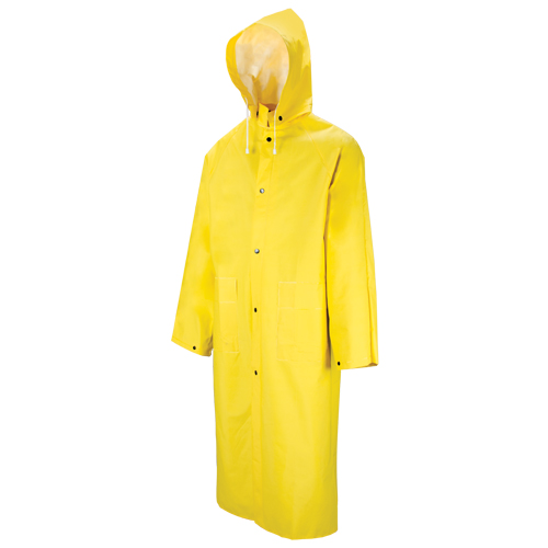 601 Tornado Long Rain Coat, Polyester/PVC, 2X-Large, Yellow Mukwa Safety Services