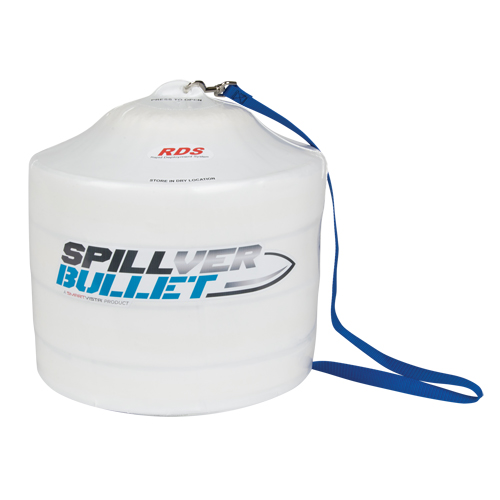 Barrage pour mati&egrave;res dangereuses Spillver Bullet, Mati&egrave;res dangereuses, 50' lo x 5" la, Absorption 14 gal. Mukwa Safety Services