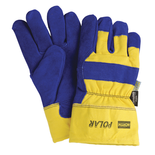 North Polar Insulated Gloves, Split Leather Palm, Size X-Large Mukwa Safety Services