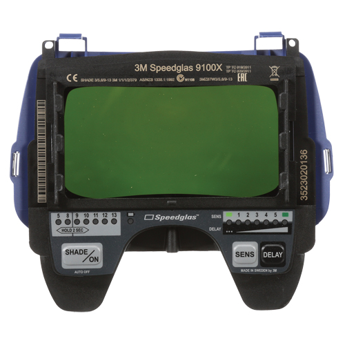 Filtre pour lentille de soudage auto-assombrissant Speedglas 9100X, 4-2/10" la x 2-1/10" h Champ de vision, Pour utilisation avec S&eacute;rie 9100 Mukwa Safety Services
