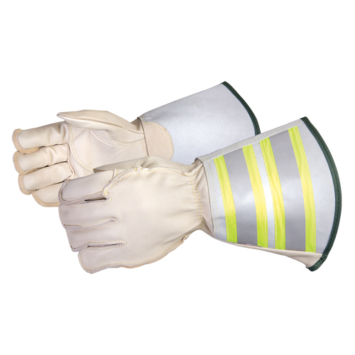 Gants de monteur de lignes de luxe Endura, Grand, Paume en Cuir de cheval Mukwa Safety Services