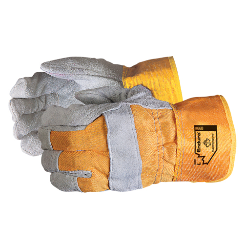 Gants d'ajusteur Endura, 2T-Grand, Paume en Cuir refendu, Doublure en Coton Mukwa Safety Services