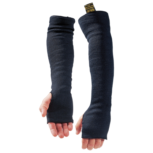Heat Resistant Sleeves, 18", Kevlar&reg;, Black Mukwa Safety Services